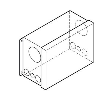 Box montážní nerezový Carbest pro Eberspächer Airtronic D2 / D2L, podpodlahový