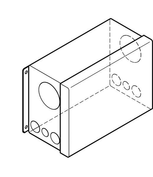 Box montážní nerezový Carbest pro Eberspächer Airtronic D2 / D2L, podpodlahový