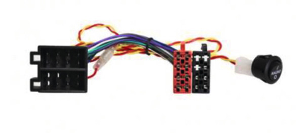 ISO adaptérový kabel s rádiovým spínačem