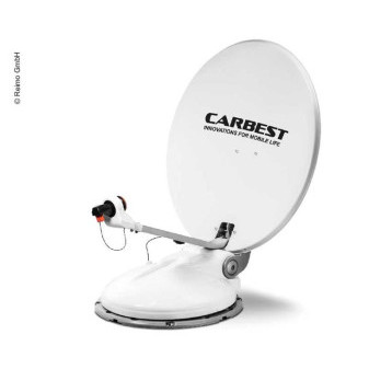Satelitní anténa automatická SR-Mecatronic Travelsat 2 Twin 68 cm (Bluetooth, GPS, bílá)