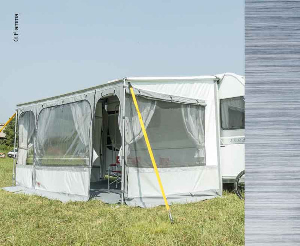 Markýza sáčková kompletní s předstanem Fiamma Caravanstore ZIP 280 cm (royal grey)