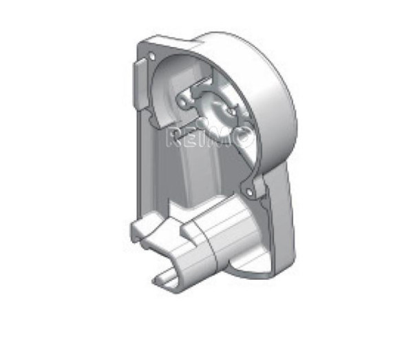 Koncovka Prostor 500 levá bílá