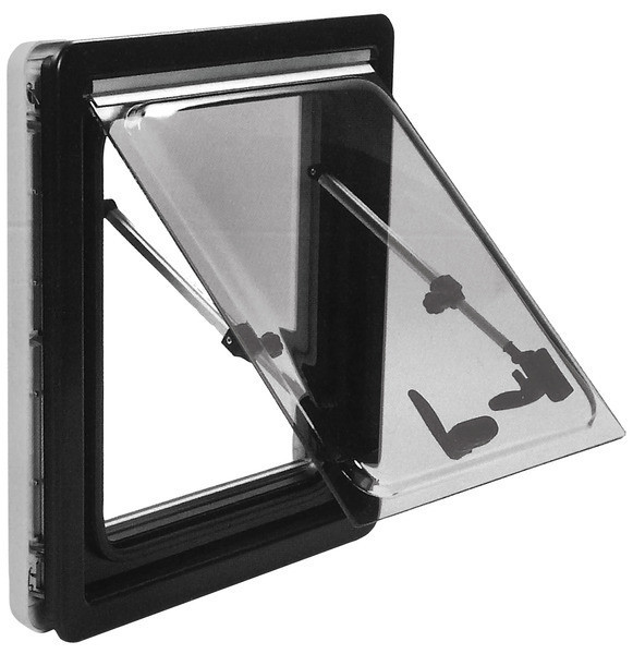 Výklopné okno Carbest 500 × 450 mm s vnitřním rámem