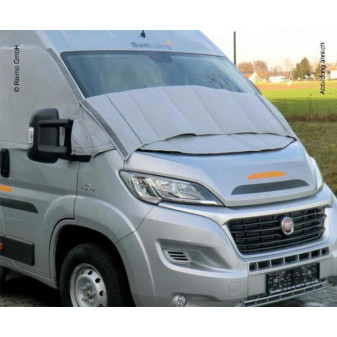 Tepelná ochrana okna kabiny řidiče MB Vito Campstar/Vanstar, se suchým zipem.