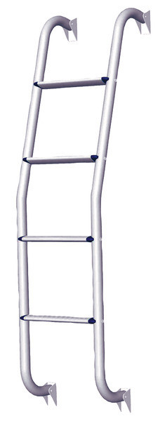 Žebřík hliníkový 4 stupně pro dodávky (výška 126 cm)