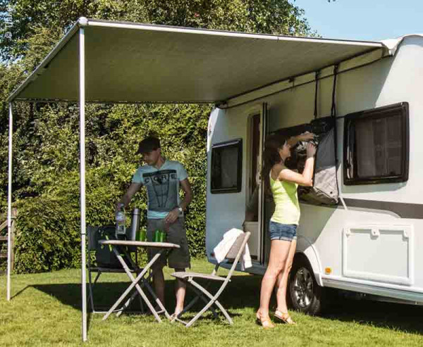 Taštičková markýza Thule Omnistor 1200 3,25m, Mystic Grey, prodloužení 2,5m