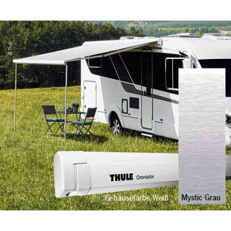 Markýza boční Thule Omnistor 5200 4,00 m (12V motor, bílá, mystic grey)