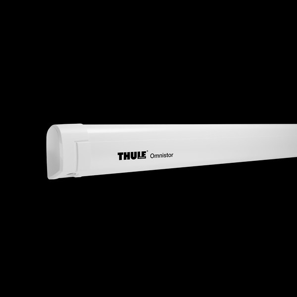 Markýza nástěnná kazetová Thule Omnistor 5200 4,5 m (bílé pouzdro, safírově modrá, výsuv 2,5 m)