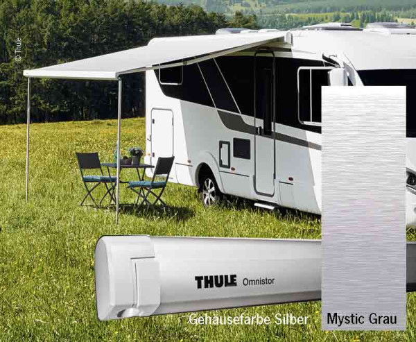 Thule Markýza Omnistor 5200 4,0 m Mystic Grey Pouzdro Stříbrné