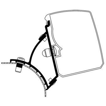 Adaptér montážní Thule pro markýzu 3200 na VW T5 / T6 (Fixed LHD, sada 2 ks)