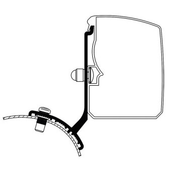 Adaptér montážní Thule pro markýzu Omnistor 3200 (pro Renault Trafic, Opel Vivaro, Fiat Talento a Nissan NV300, sada 2 ks)