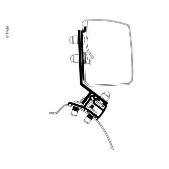 Adaptér pro markýzu Thule Omnistor 3200 na PSA Minivan RHD, sada 2 ks