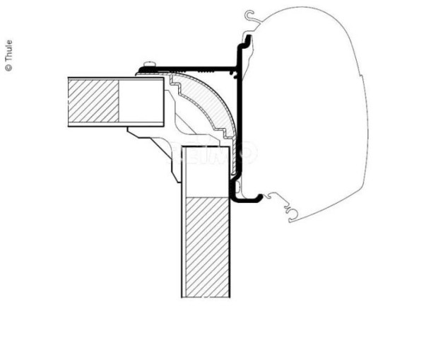 Adaptér markýzy Omnistor pro High Top Series 5, 4,5m