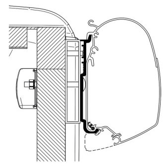 Adaptér pro markýzy Thule Omnistor – Carado / Sunlight (sada 3 ks)