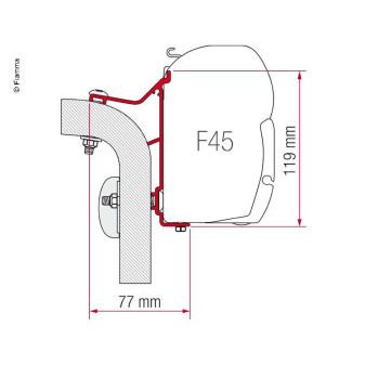 Adaptér F45i/L/ F50/F55 HymerB třída rok 95