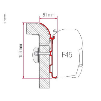 Sada adaptéru F1/F45i/F45iL Bürstner