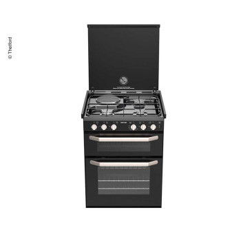 Sporák s troubou kombinovaný Thetford K1520 Dual Fuel (plyn/elektřina, s grilem a ventilátorem)