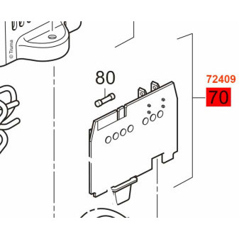 Elektronika řídicí Truma TEB-3 pro rozfuk teplého vzduchu 12 V (náhradní díl)