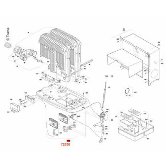 Sada hořáků Trumatic S 5002 30mbar/Truma S 5004