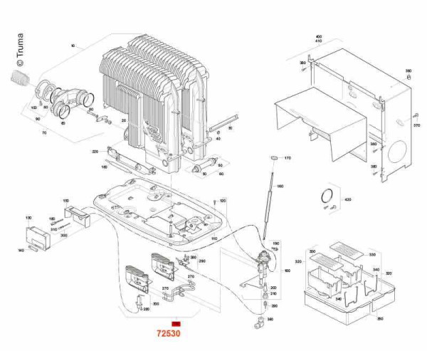 Sada hořáků Trumatic S 5002 30mbar/Truma S 5004