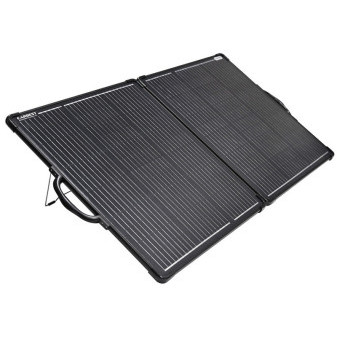 Pouzdro solární skládací 130 W s regulátorem a kabely (černý)