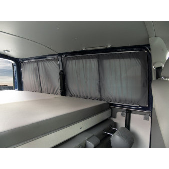 Závěsový systém šedý, neprůhledný, Renault Trafic >15 LR