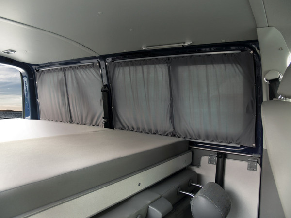 Závěsový systém šedý, neprůhledný, Renault Trafic >15 LR