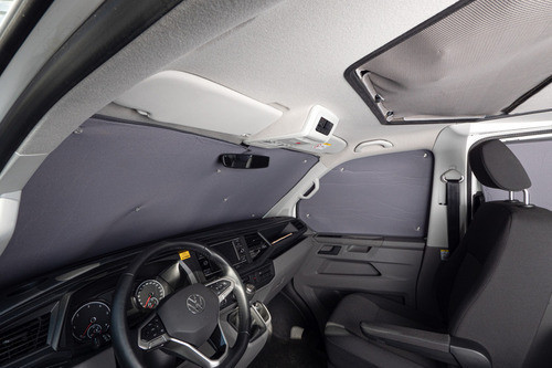 Tepelně ztmavovací šedá, VW T5/6/6.1, kabina řidiče 3 kusy.