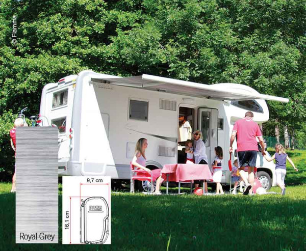 Pouzdro FIAMMA F45 Eagle 4,5m Royal Grey bílý
