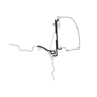 Adaptér pro markýzu Omnistor 4200, krátký rozvor VW T5/T6 RHD