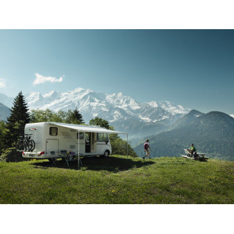 Motorová stěnová markýza Thule Omnistor 8000 4,00 m (Auszug 275 cm, 230V, bílá, mystic grey)