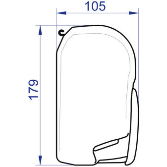 Markýza Thule Omnistor 8000 230V bílá, 6m látka Mystic Grey