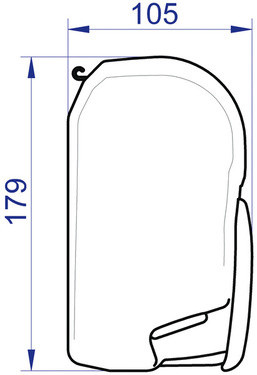 Markýza Thule Omnistor 8000 230V krémová, 6m látka Mystic Grey