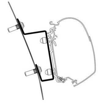 Adaptér pro markýzu Omnistor 5200, Ford Transit H3 LHD od roku 2014