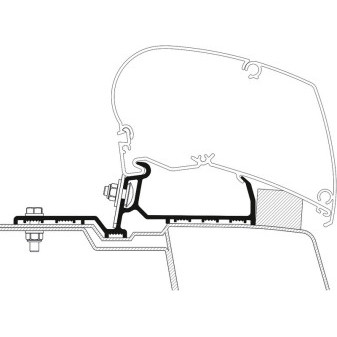 Adaptér Thule Omnistor pro Renault Master G2 / Opel Movano