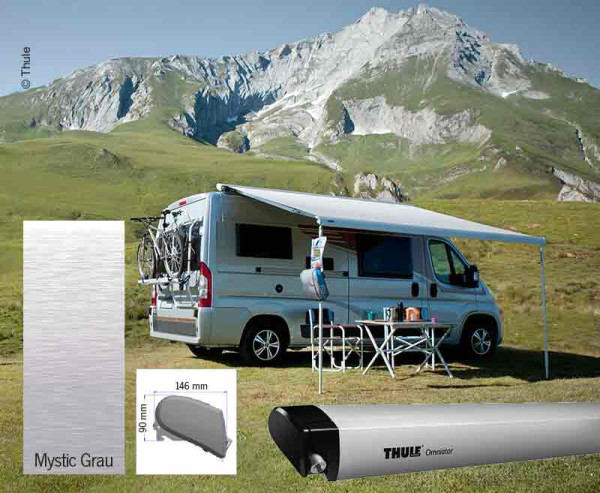 Set markýzový střešní Thule Omnistor 6300 3,75 m pro Fiat Ducato H2 (elox, mystic grey)