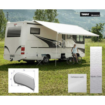 Střešní markýza Thule 9200 5,50 m Mystic Grey, prodloužení 300 cm (centimetry)