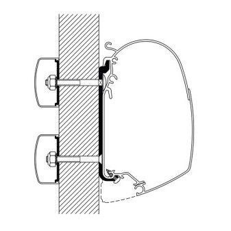 Sada plochých adaptérů Thule Omnistor Série 5 – 40 cm (5 ks)