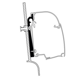 Adaptér markýzy Thule pro Ford Nugget Westfalia (vysoká střecha, 260 cm, sada 2 ks)
