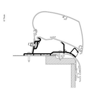 Adaptér pro markýzu Omnistor, Eriba Nova 2020, 500m