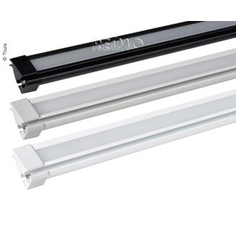 Montážní lišta se stanovou drážkou a přípravou pro LED osvětlení pro markýzu Thule Omnistor 5200 (délka 3,5 m, černá)