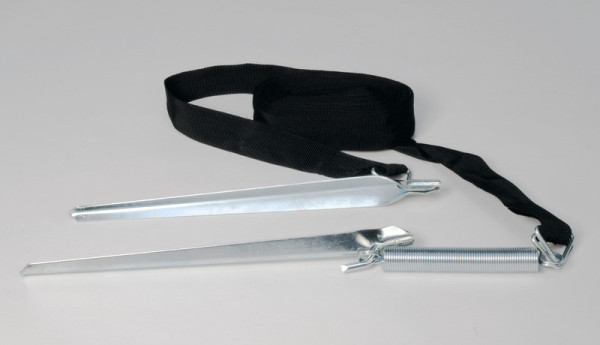 Camp4 sada bouřkových popruhů Arne, 11m, popruh 4cm (centimetry), pružina, 2 kolíčky 30cm (centimetry)