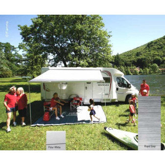 Markýza Fiamma F45S 4,5m Royal Grey, korpus bílý