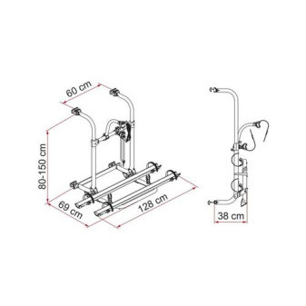 Zadní nosič Carry Bike PRO N