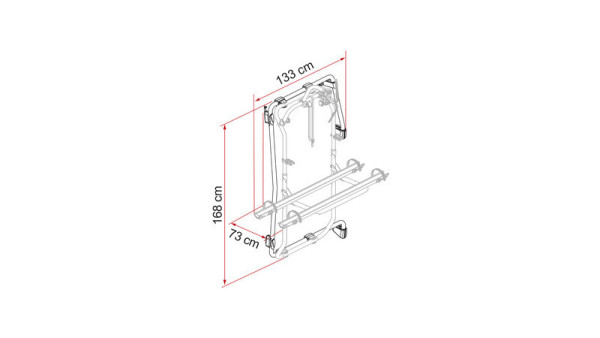 Montážní kotevní rám Thule Elite Van XT / Kit Frame Crafter (od r. 2017), stříbrná