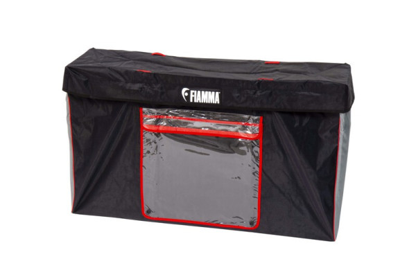 Box přepravní textilní Cargo Back na zadní nosič kol (rozměry 120 × 70 × 35 cm, nylon, YKK zipy, černý)
