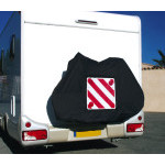 Kryt na kolo pro 4 kola s kapsou na výstražnou značku pro 4 kola