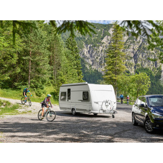 Nosič kol na oje Thule Caravan Smart, stříbrný