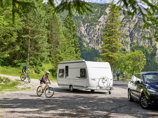 Nosič kol na oje Thule Caravan Smart, stříbrný