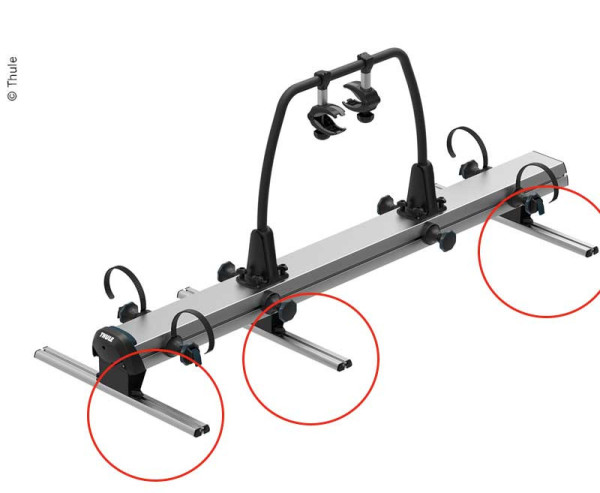 Instalační sada pro VeloSlide, 70cm (centimetry) montážní lišta (3 kusy)